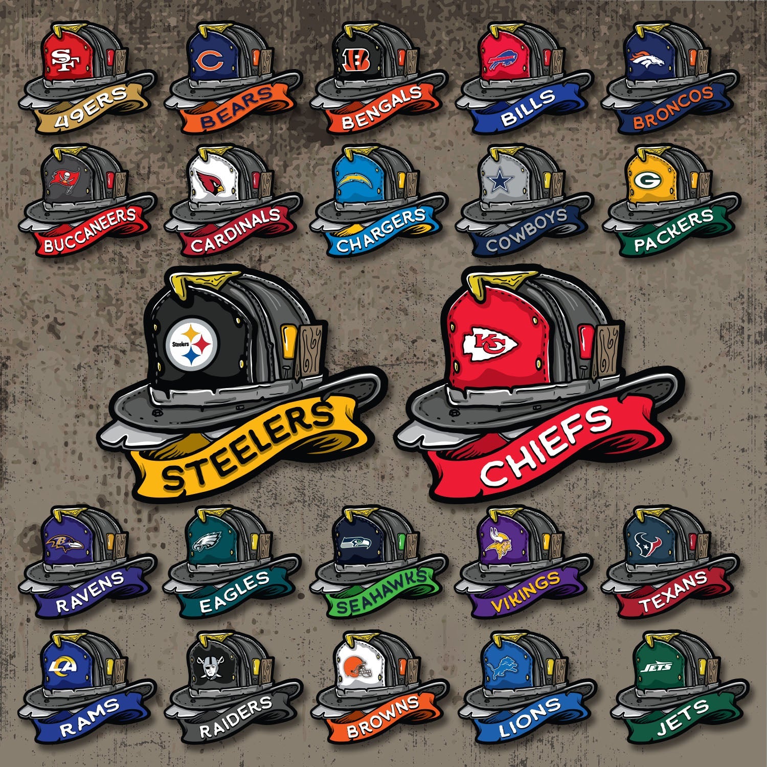 fire football helmet stripes NFL Fire Helmet Sticker