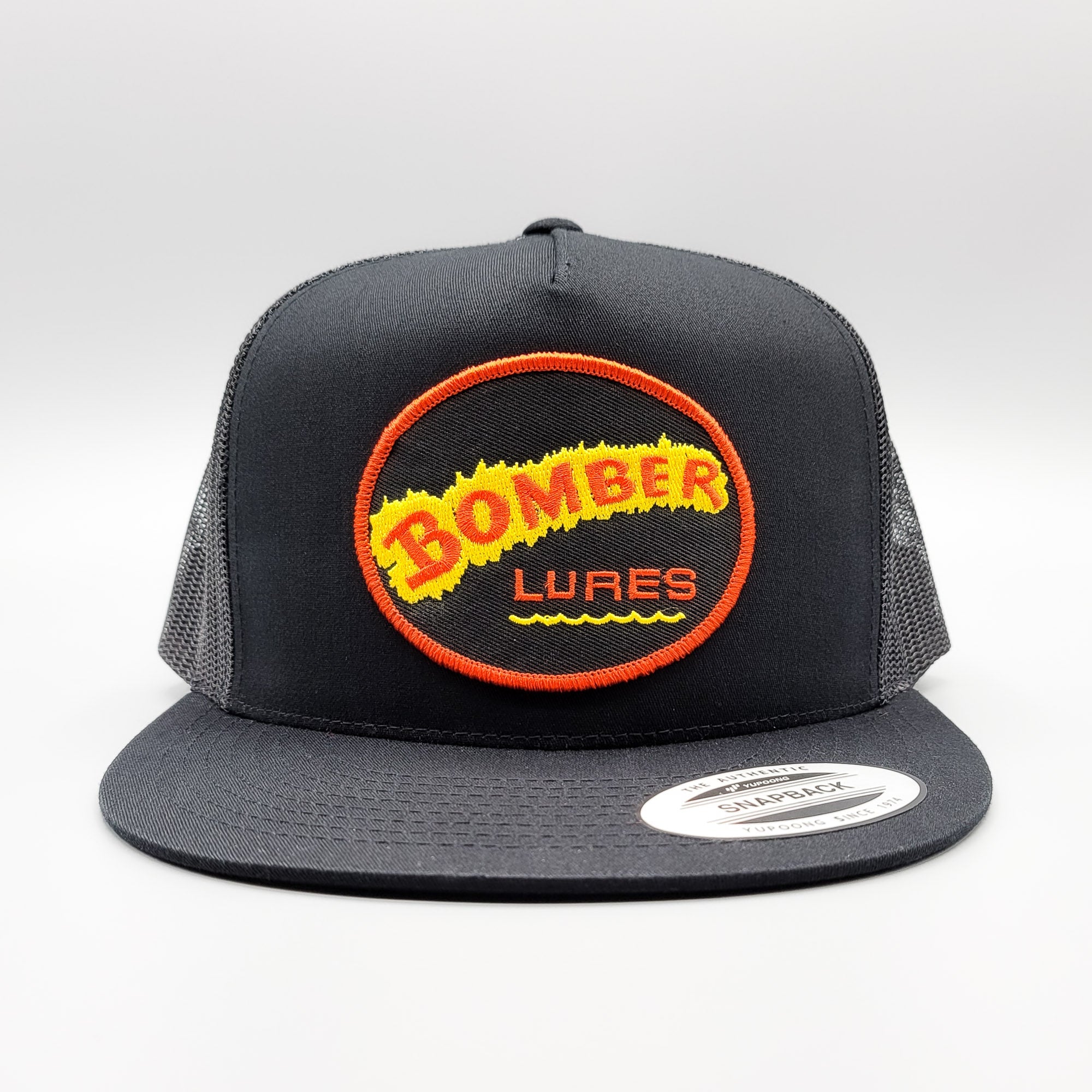 baseball hat fishing lures Bomber Lures Bass Fishing Trucker Hat