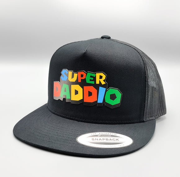 Super Daddio Black Father's Day Trucker Hat