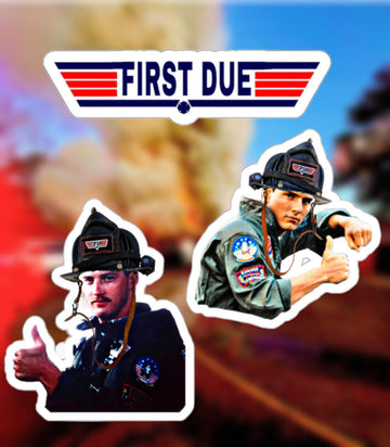 Top Gun Stickers - 3 Pack