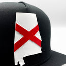 Alabama State Flag Retro Trucker-2