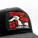Wiener Rides 25 Cents Black Patch Hat-2