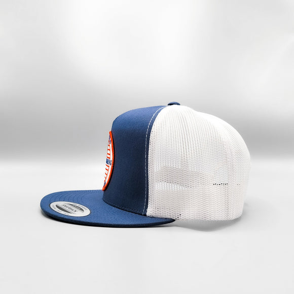 USA Ironworkers "We Build America" Union Welder Navy Trucker Hat