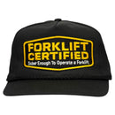 Forklift Certified Hat Custom Embroidered-1