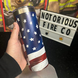 USA Flag Stainless Steel Tumbler