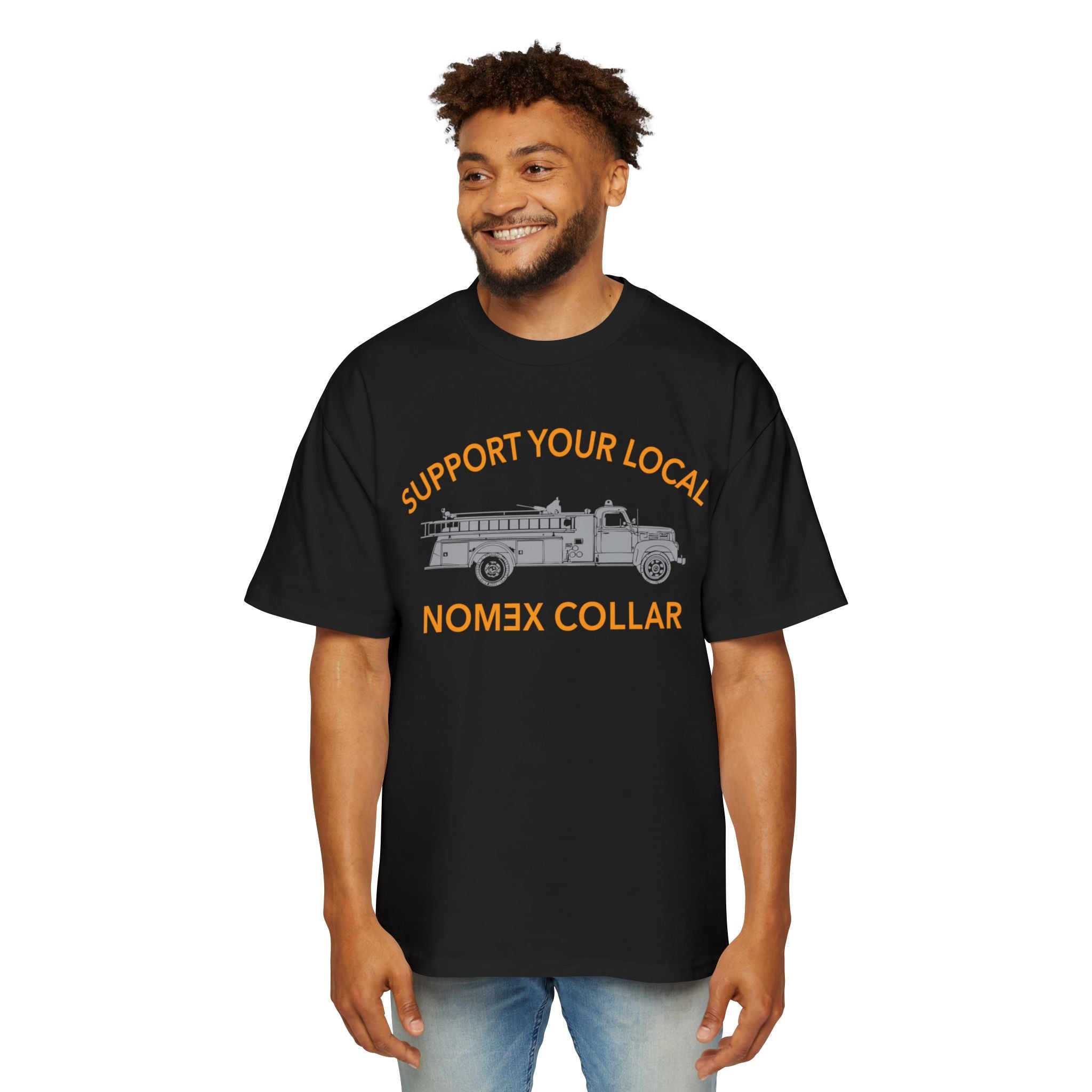 Support Nomex Collar Oversized Tee