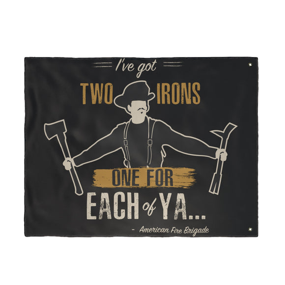 Doc Holiday "Two Irons" Flag