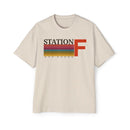 Station F Oversized Tee (Cream)-1