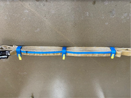 Adjustable Hose Bundle Strap Kit with 21” Hose Straps(Blue) - FFHS-BL21-KIT - 0