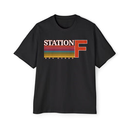Station F Oversized Tee (Black)
