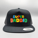 Super Daddio Black Father's Day Trucker Hat-1