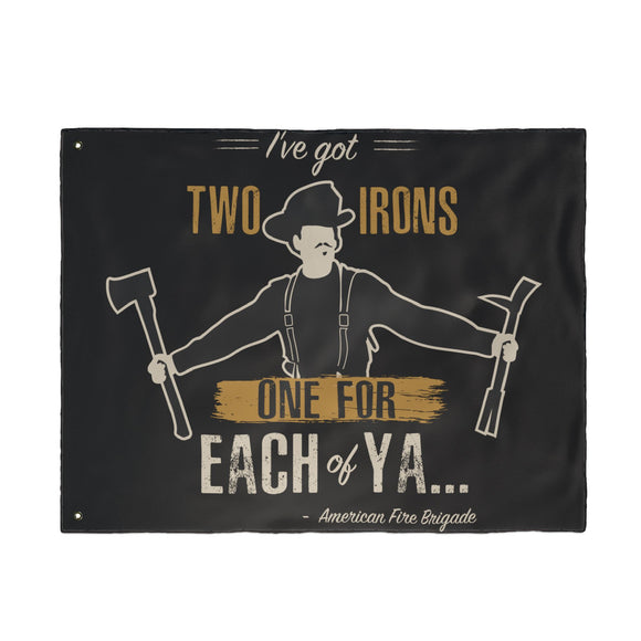 Doc Holiday "Two Irons" Flag