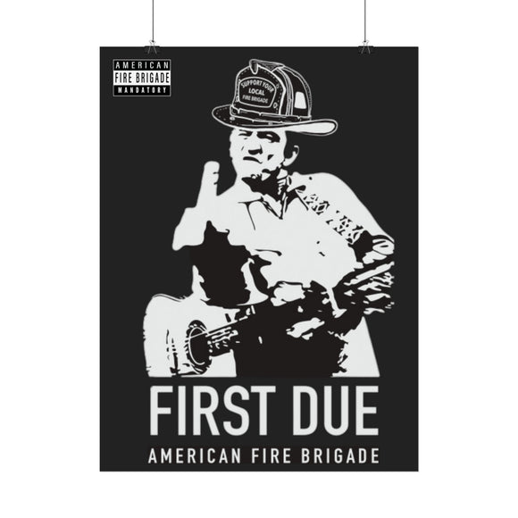 Johnny Cash 1st Due Poster