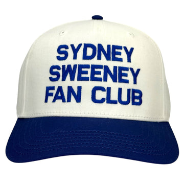 Sydney Sweeney Fan Club Hat Custom Embroidered