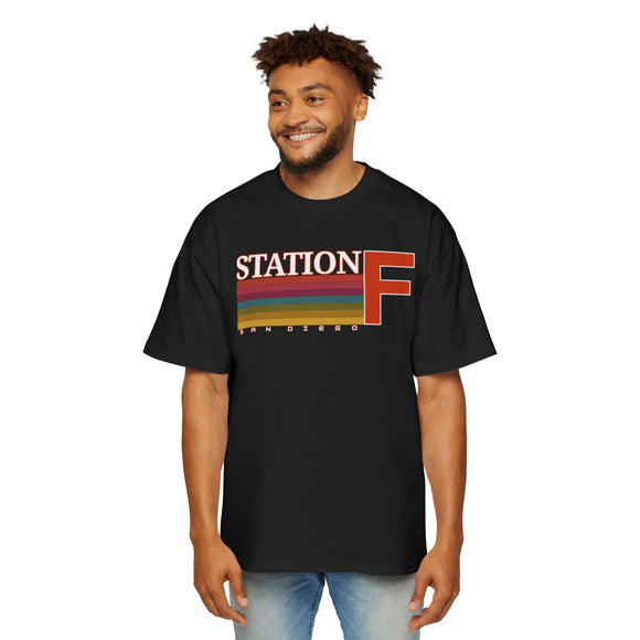 Station F Oversized Tee (Black)