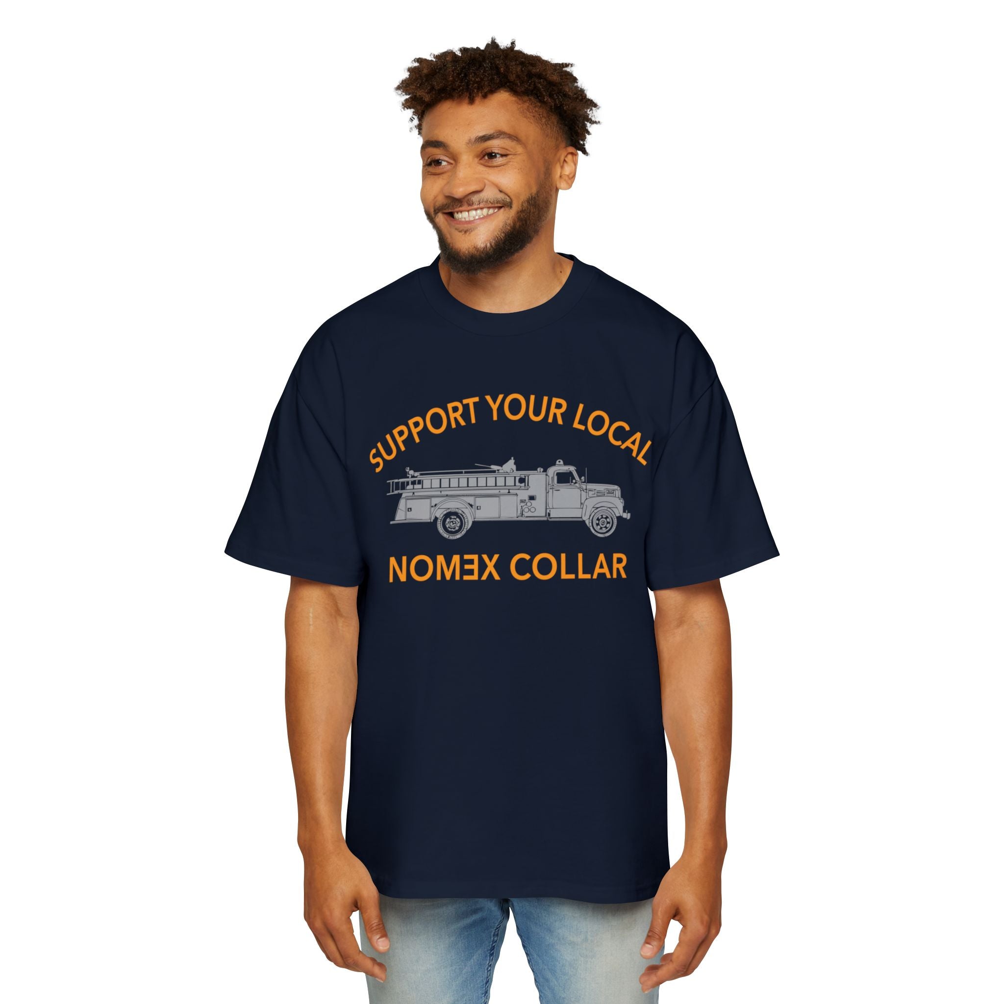 Support Nomex Collar Oversized Tee