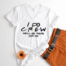 💎 Bachelorette Party Shirts Bride, I Do Crew V-Neck Tee 🍾-7