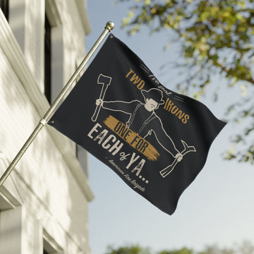 Doc Holiday "Two Irons" Flag - 0