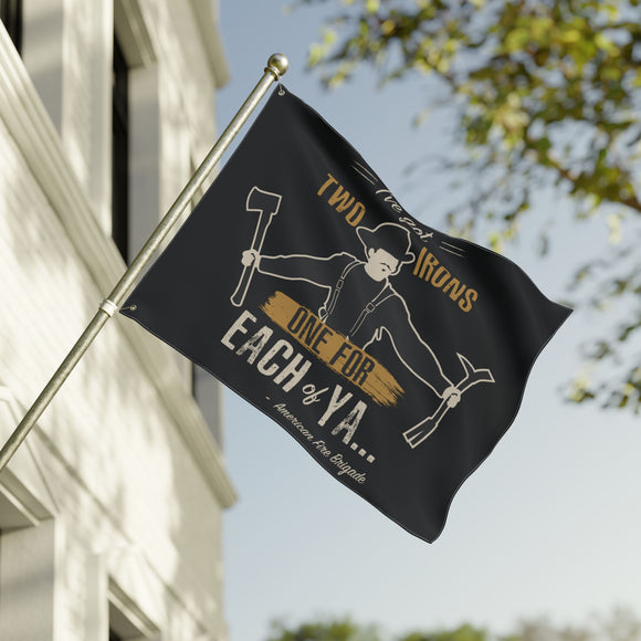 Doc Holiday "Two Irons" Flag