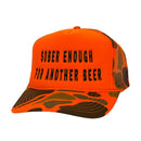 Sober Enough for Another Beer Camo Hat Custom Embroidered-2