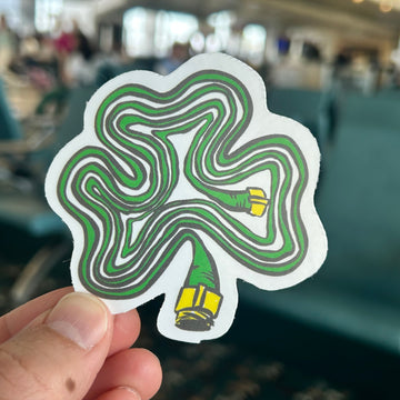 Shamrock Hose Sticker