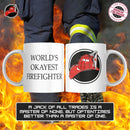 Okayest Firefighter Mug-1