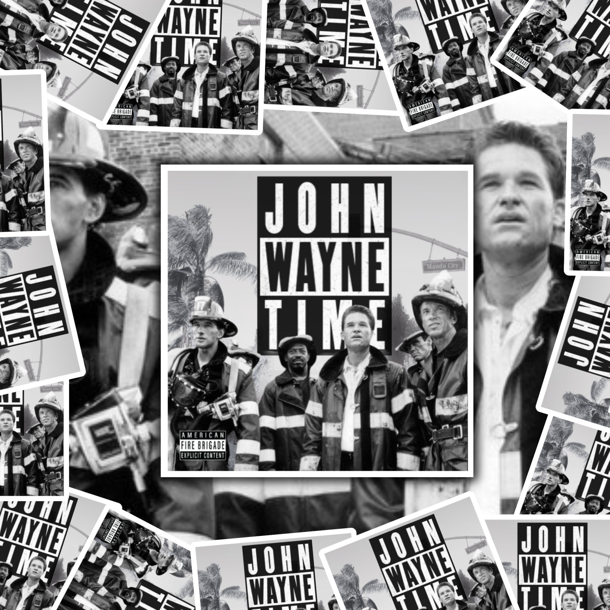 John Wayne Time Sticker