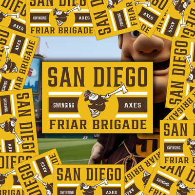 Swinging Friar Sticker