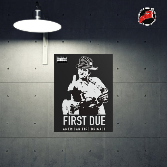 Johnny Cash 1st Due Poster