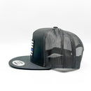 USA Thin Blue Line Flag Support Police Officers Trucker Hat-6