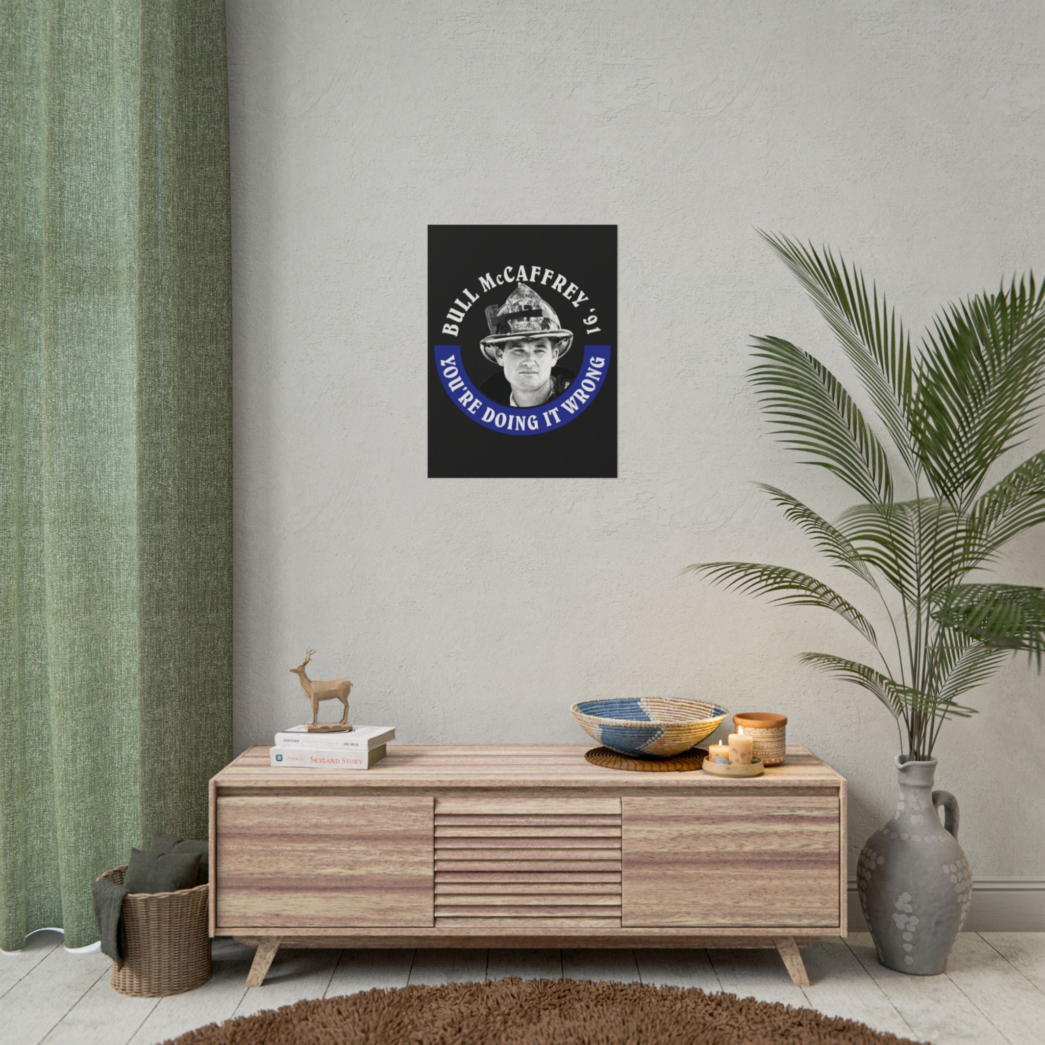 Bull (Black) Poster