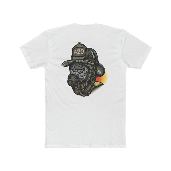 Smoke Showing Firefighter - Crew Tee