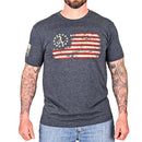 Men's 2A Betsy Ross Flag Patriotic T-Shirt-3
