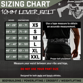 10mm Lever Weightlifting Belt - 0