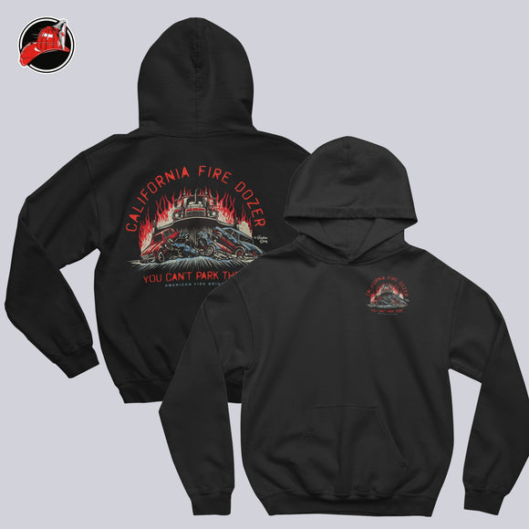 California Fire Dozer Hoodie