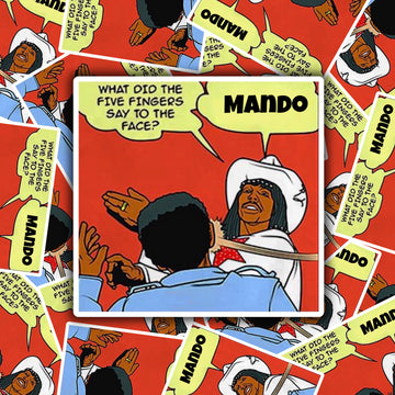 Five Finger Mando Sticker - 0