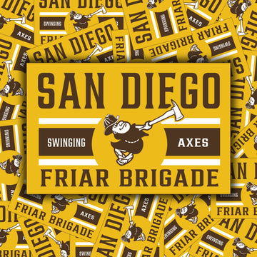 Swinging Friar Sticker - 0