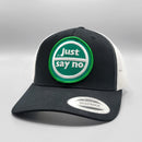 Just Say No to Drugs 80's Retro Trucker Hat-3