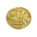 Gold Plated Bitcoin Cryptocurrency BTC Collectible Replica Display Prop-7