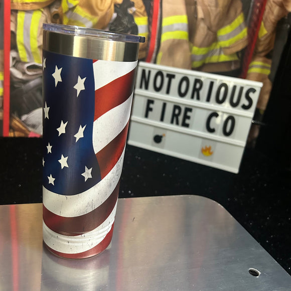 USA Flag Stainless Steel Tumbler