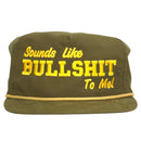 Sounds Like Bullshit To Me Hat Custom Embroidered-3