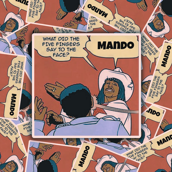 Five Finger Mando Sticker