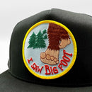 I Saw Bigfoot Sasquatch Trucker Hat-2