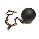 Foam Rubber Ball with Plastic Chain & Prop Leg Iron - Action Prop-6