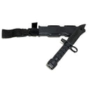 12 Inch Rubber Army M9 Tactical Bayonet Knife Black Stunt Prop with Sheath-8