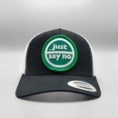 Just Say No to Drugs 80's Retro Trucker Hat-1