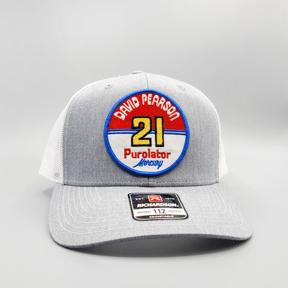 David Pearson Purolator Mercury Racing Nascar Trucker Hat