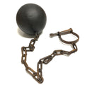 Foam Rubber Ball with Plastic Chain & Prop Leg Iron - Action Prop-9