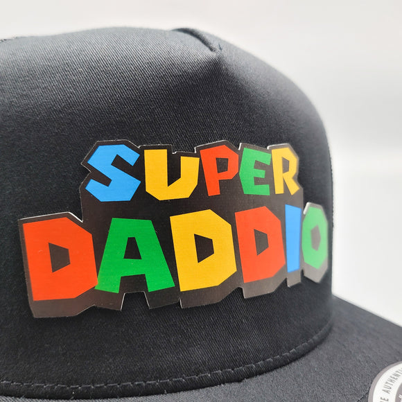 Super Daddio Black Father's Day Trucker Hat