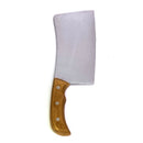 Foam Rubber Lightwood Handle Medium Butcher's Cleaver Prop-2